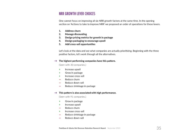 Net Revenue Retention - Page 35